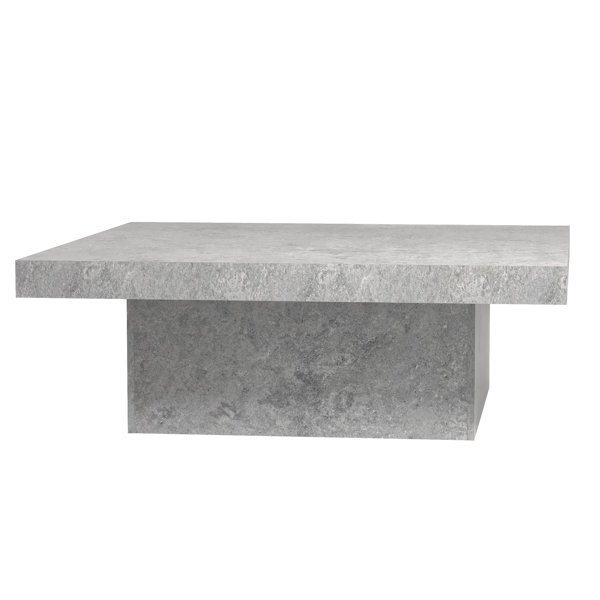 Modern Minimalist Concrete Square Coffee Table