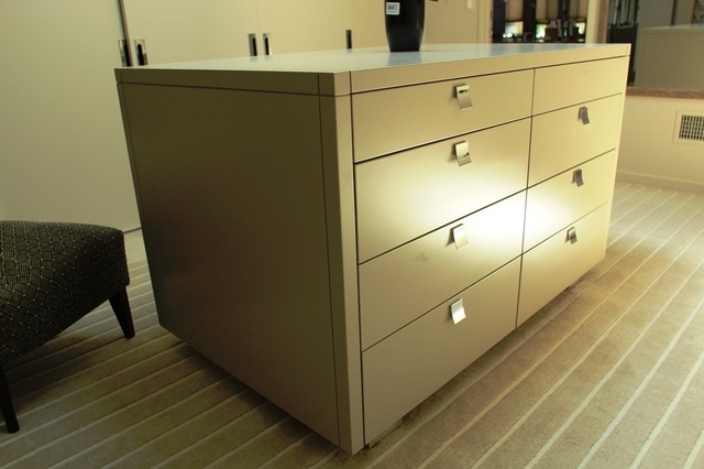 Modern Minimalist His and Hers Double Dresser