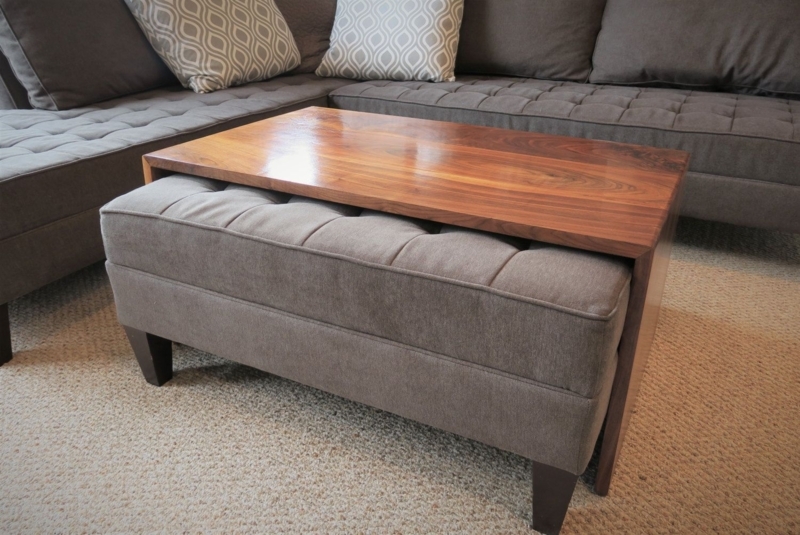Modern Over Ottoman Coffee Table Design Ideas