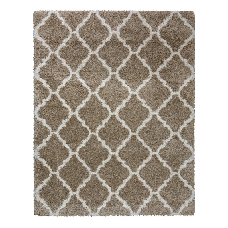 Neutral Toned Laura Ashley Geometric Rug