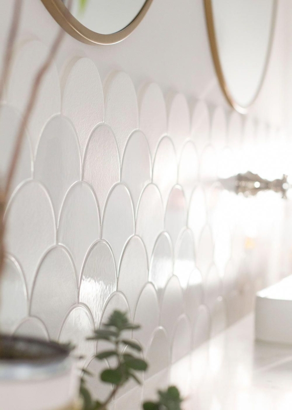 obsessed with our "mermaid" ogee tiles from fireclay tile ...