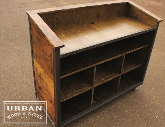 Pin by Tricia Alsobrook-Miller on Work Ideas | Industrial hostess stand ...