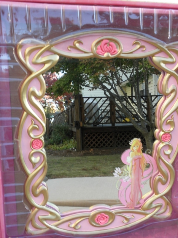 Pink Disney Princess Decorative Wall Mirror