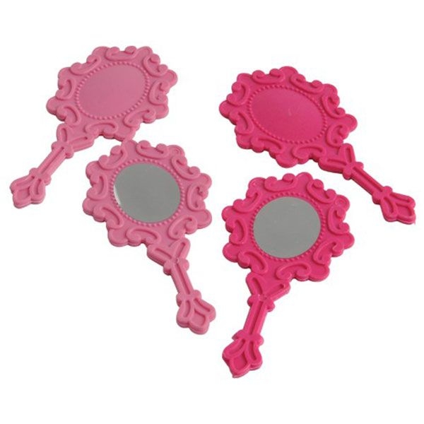 Pink Princess Handheld Decorative Mirrors Set