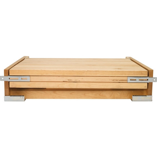 Rev-A-Shelf Wood Pull Out Table for Kitchen or Desk Cabinet ...