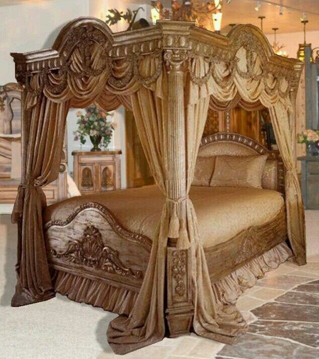 Romantic & elegant | Canopy bedroom sets, Beautiful bedrooms, Bedroom sets