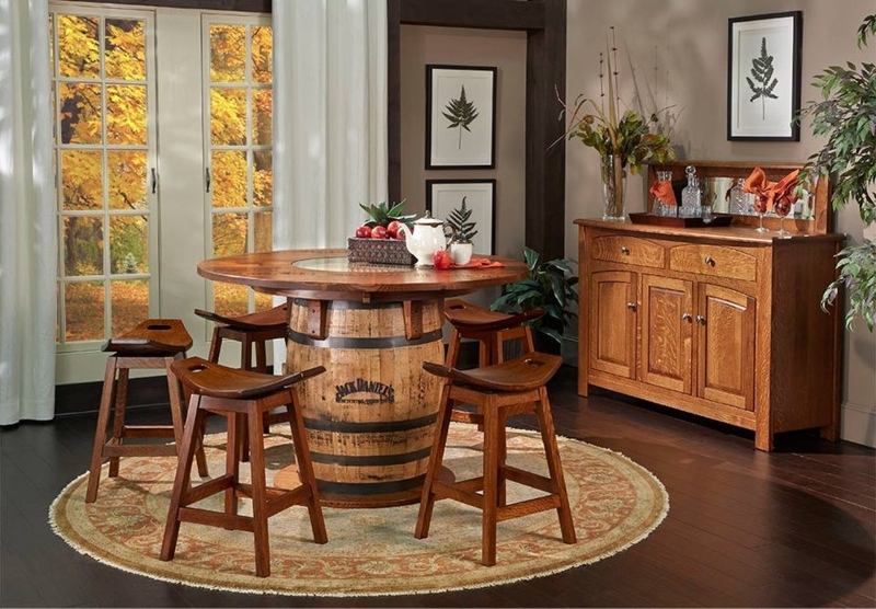 Barrel Tables And Chairs