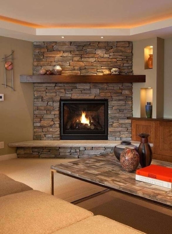 Fireplace Mantels For Corners