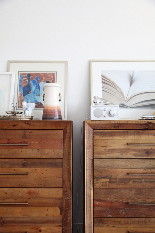 Rustic Wooden Dressers with Decorative Accents