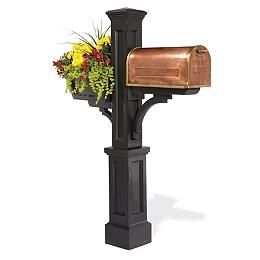 Signature Plus Mail Post, Mailbox, Flower Box, and Newspaper Holder ...