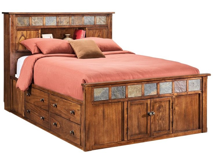 Slumberland Sante Fe Queen Captain's Bedstead with Storage