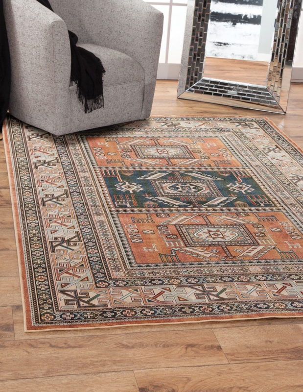 Southwestern Style Abacasa Brooks 3x5 Area Rug