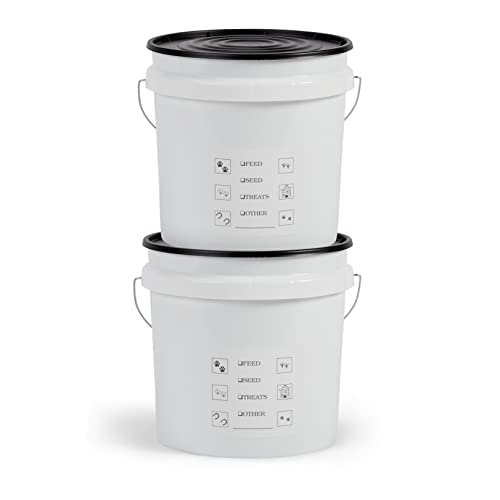 Stackable Rodent Proof Food Storage Buckets