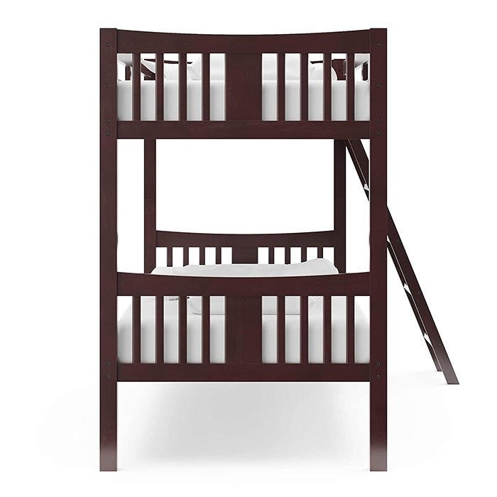 Storkcraft Caribou Dark Wood Twin Bunk Bed