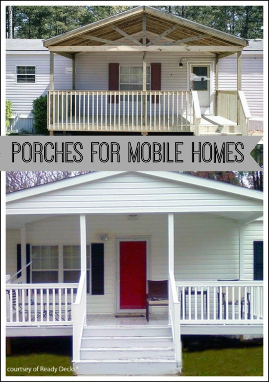 Stylish Mobile Home Porch Kits with Covered Designs
