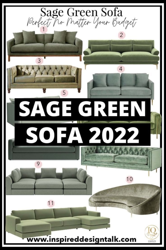 Stylish Sage Green Sofas for Modern Living Rooms
