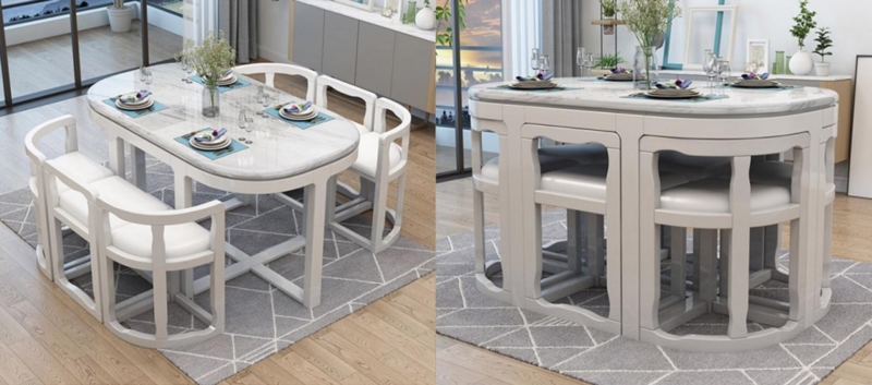 These Space Saving Tuck Under Dining Tables Are Perfect For Tiny Homes ...