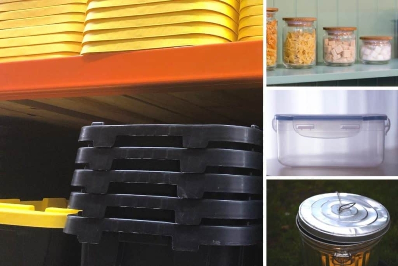 Rodent Proof Storage Containers