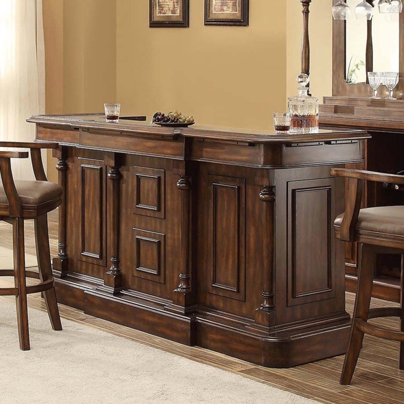 Trafalgar Square Classic Wooden Home Bar Set