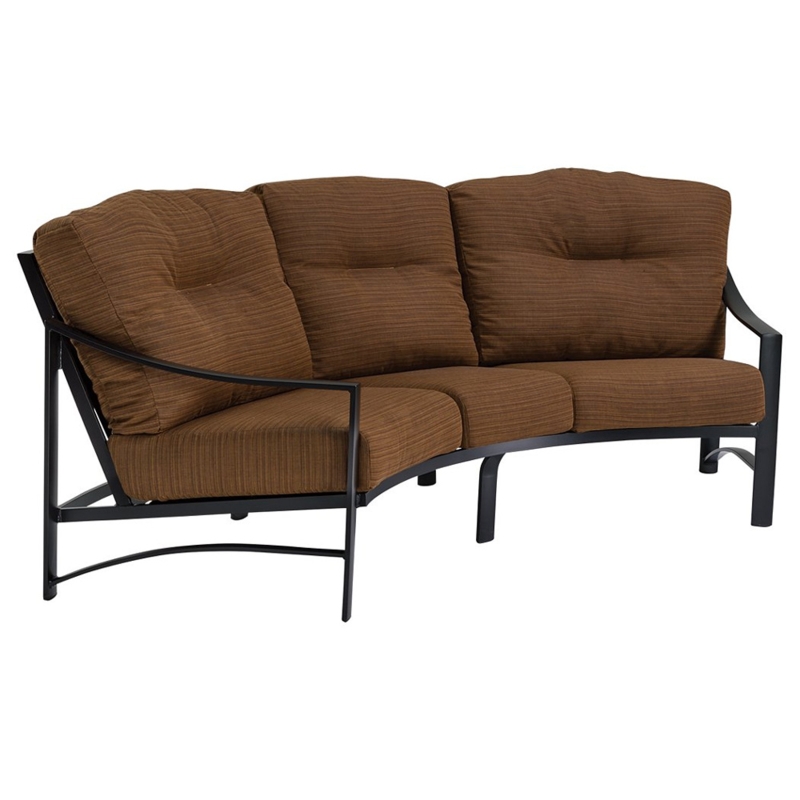 Tropitone Kenzo Outdoor Crescent Sofa Set with Cushions