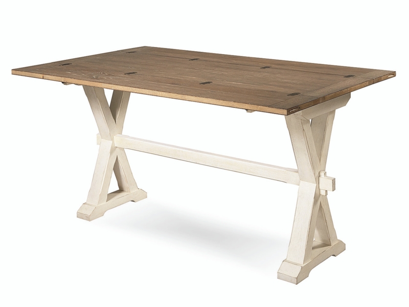 Ventura Flip-Top Console Table with Rustic Charm