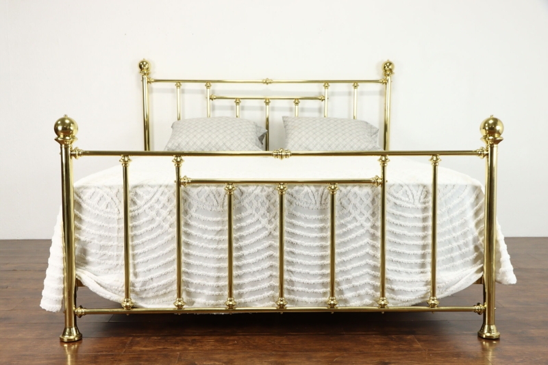 Farmhouse King Size Brass Beds