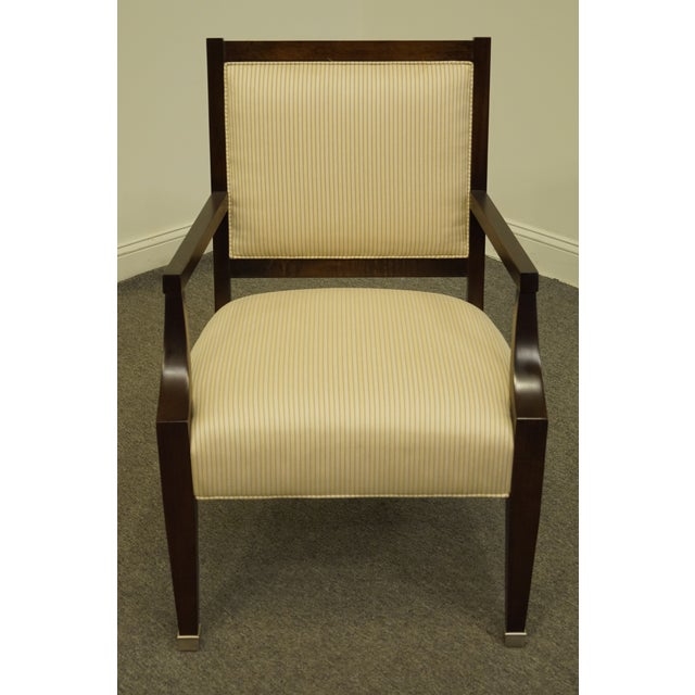 Vintage Lexington Upholstered Accent Chair Nautica Style