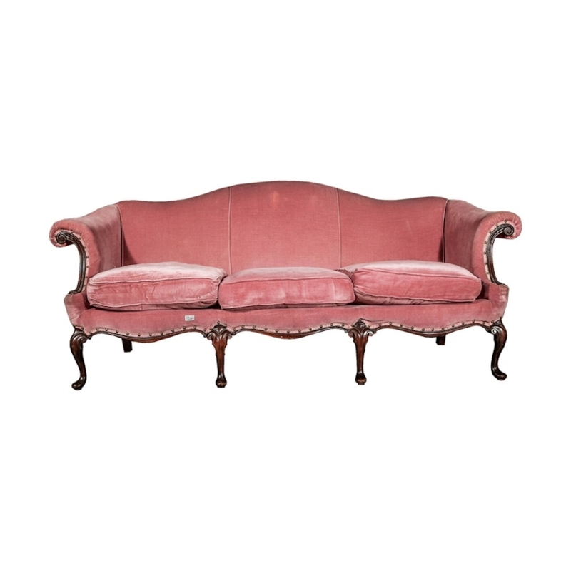 Vintage Queen Anne Style Sofa : EBTH
