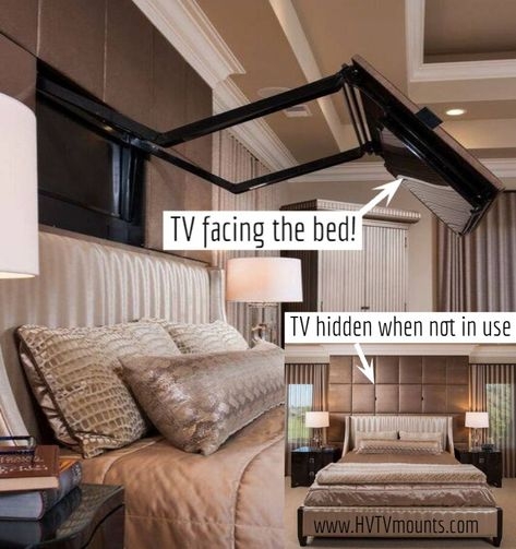 Watching TV in bed this mount extends your out from the wall above your ...
