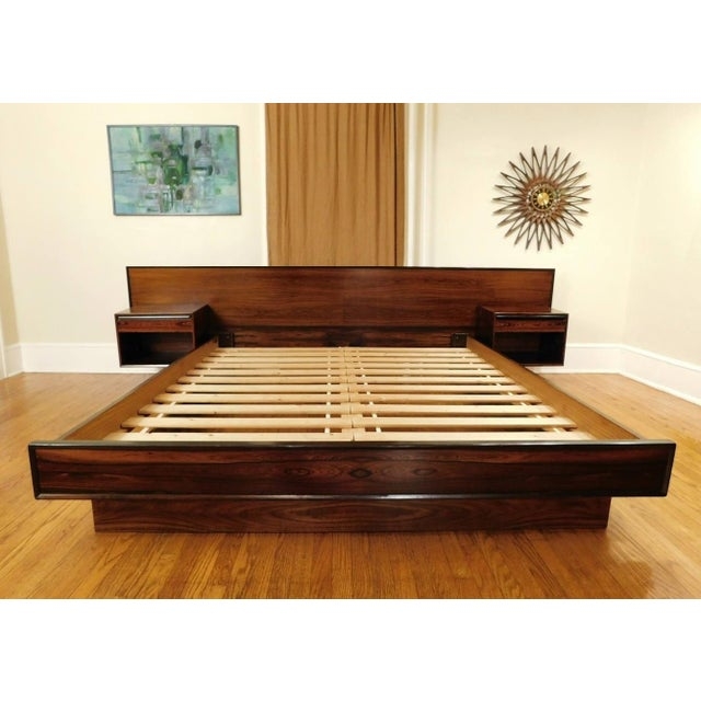 Westnofa Danish Modern Rosewood Platform Bed