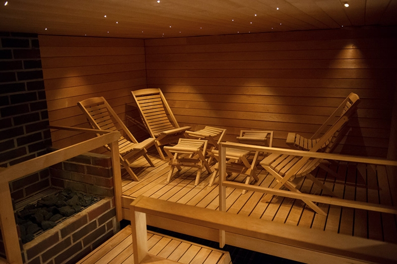 Wooden Sauna Chairs and Loungers for Relaxation