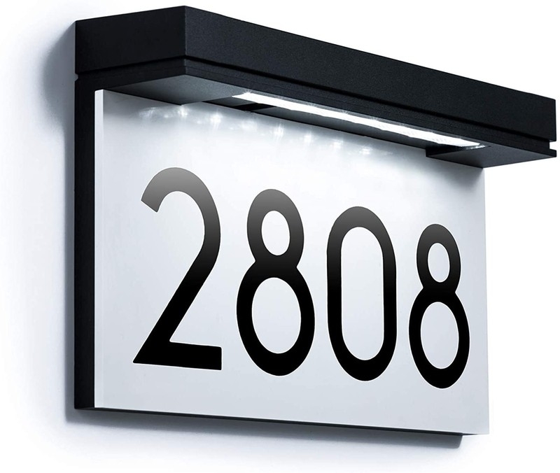 10 Best Solar Powered House Numbers - Ideas on Foter