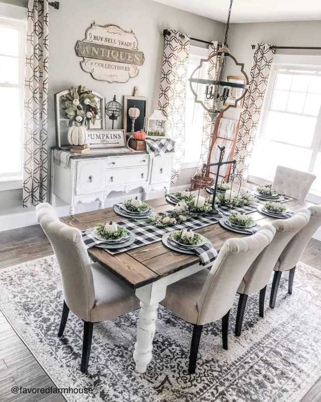 20 Two-Toned Dining Table Ideas for a Cozy Dining Space