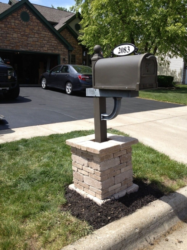 25 Unique Brick Mailbox Designs and Creative Ideas