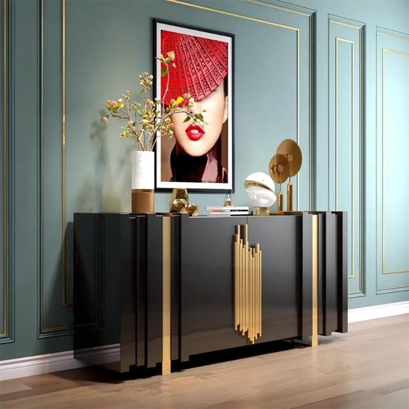 Black And Gold Sideboards