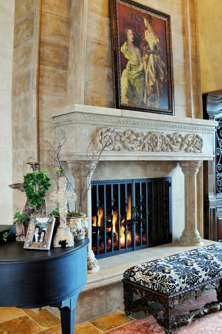 89 best FirePlace - French Country images on Pinterest | Fire places ...
