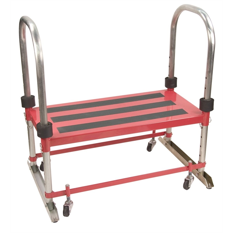 Adjustable Heavy Duty Pro Step Stool with Wheels