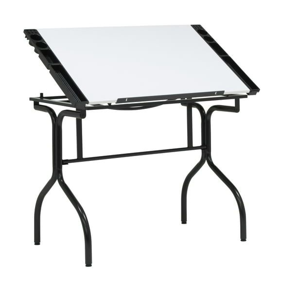 Adjustable Portable Drafting Table with Black Frame