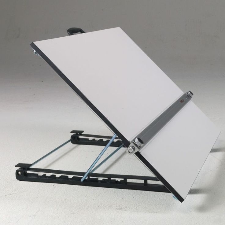 Adjustable Portable Drafting Table with Straightedge