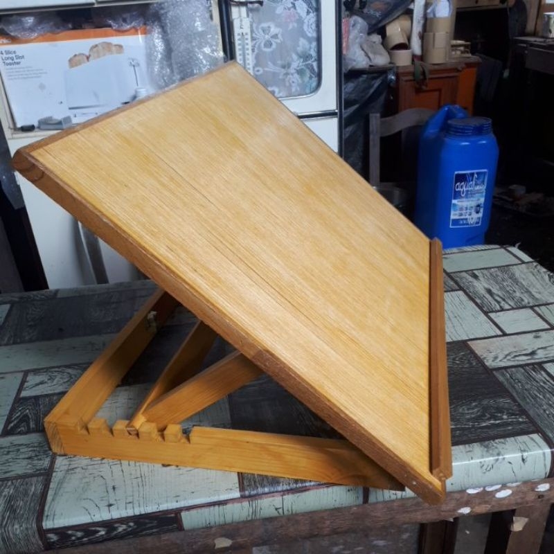 Adjustable Wooden Folding Drafting Table Top