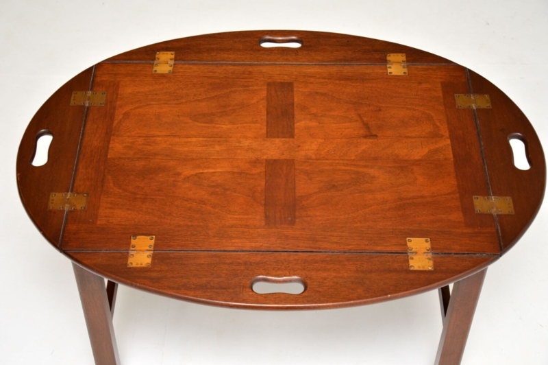 Antique Mahogany Butlers Tray Coffee Table Design