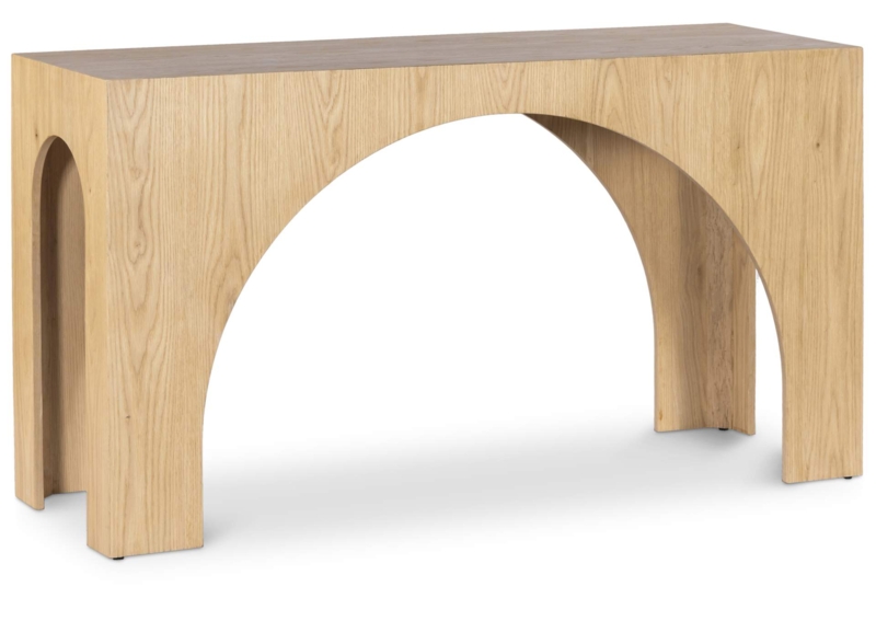 Arch Oak Console Table
