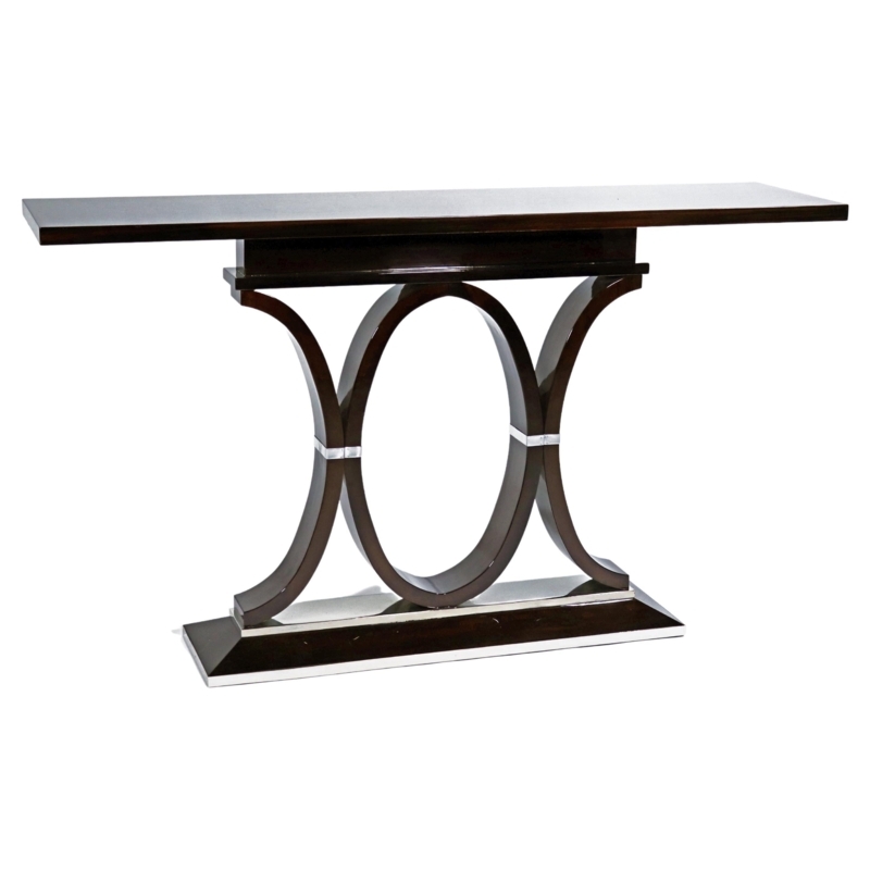 Art Deco Style Mirrored Console Table For Sale at 1stDibs