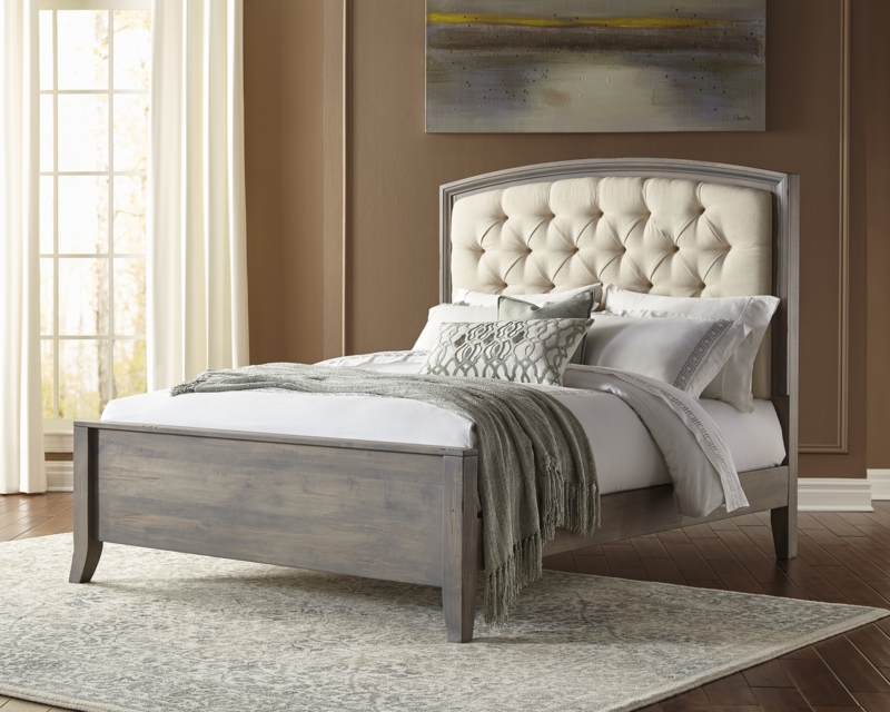 Ashville Upholstered Arch Bed - Brandenberry Amish Furniture