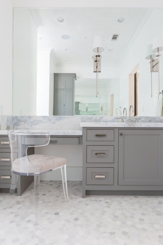 Bathroom Vanity w Lucite Chair Bath Contemporary by Talbot Cooley ...