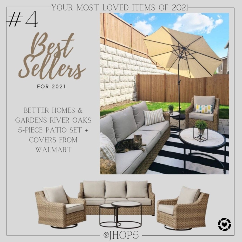 Better Homes & Gardens River Oaks 5-Piece Patio Set