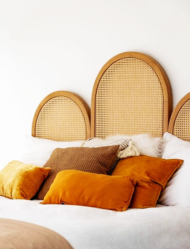 Bohemian Style King Size Rattan Bed Frame