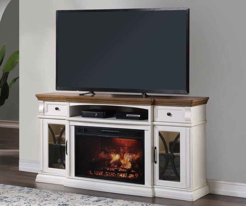 Broyhill 72 Inch Electric Fireplace Console with TV Stand