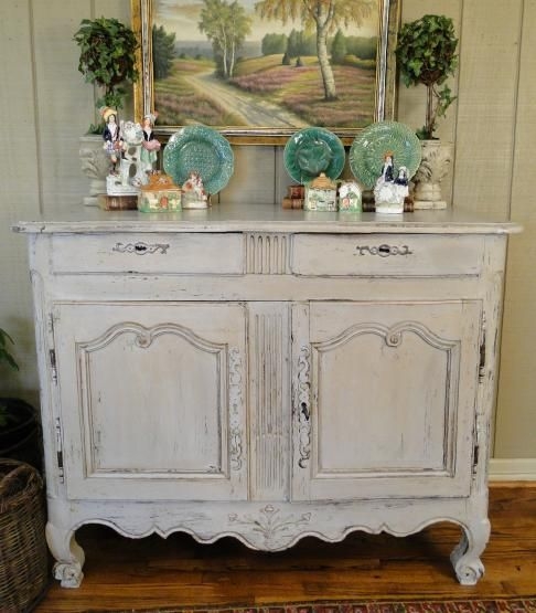 buffet french painted | Painted sideboard, Antique french country ...