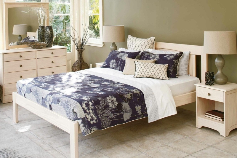 Calais White Wash 4-Piece Bedroom Suite by Coastwood